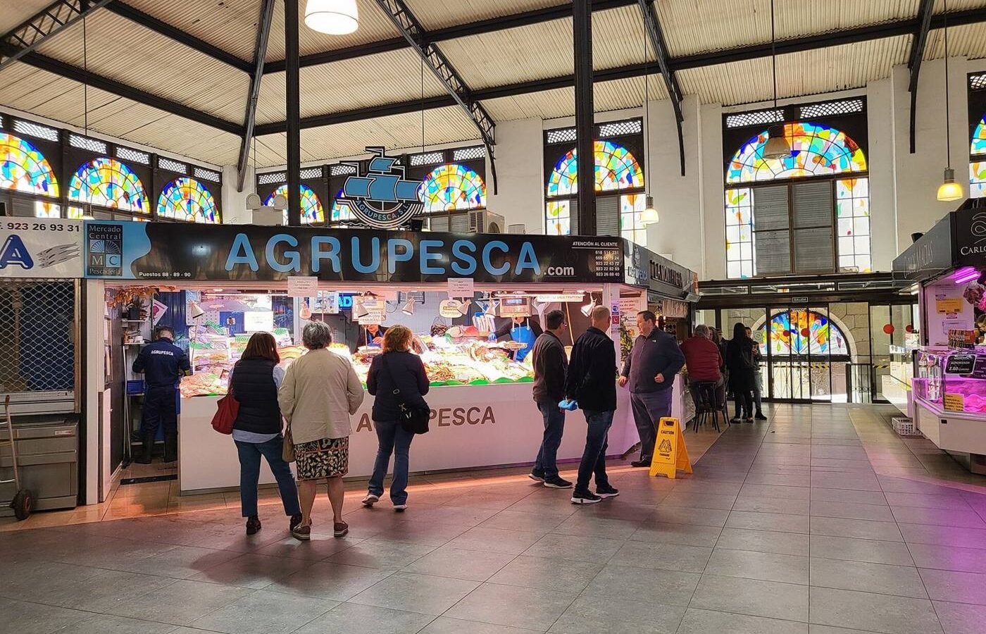 Interior del Mercado Central de Salamanca