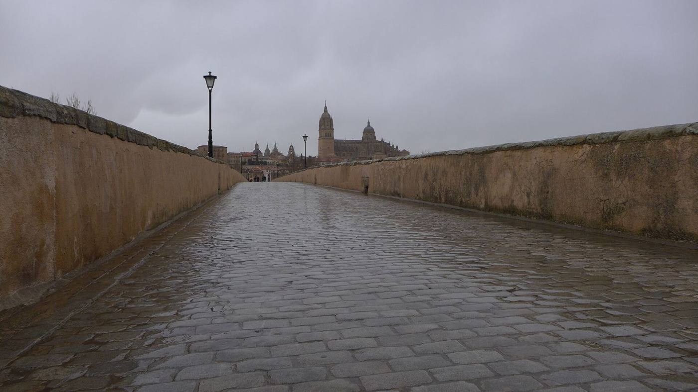 El Puente Romano de Salamanca sobre el Tormes